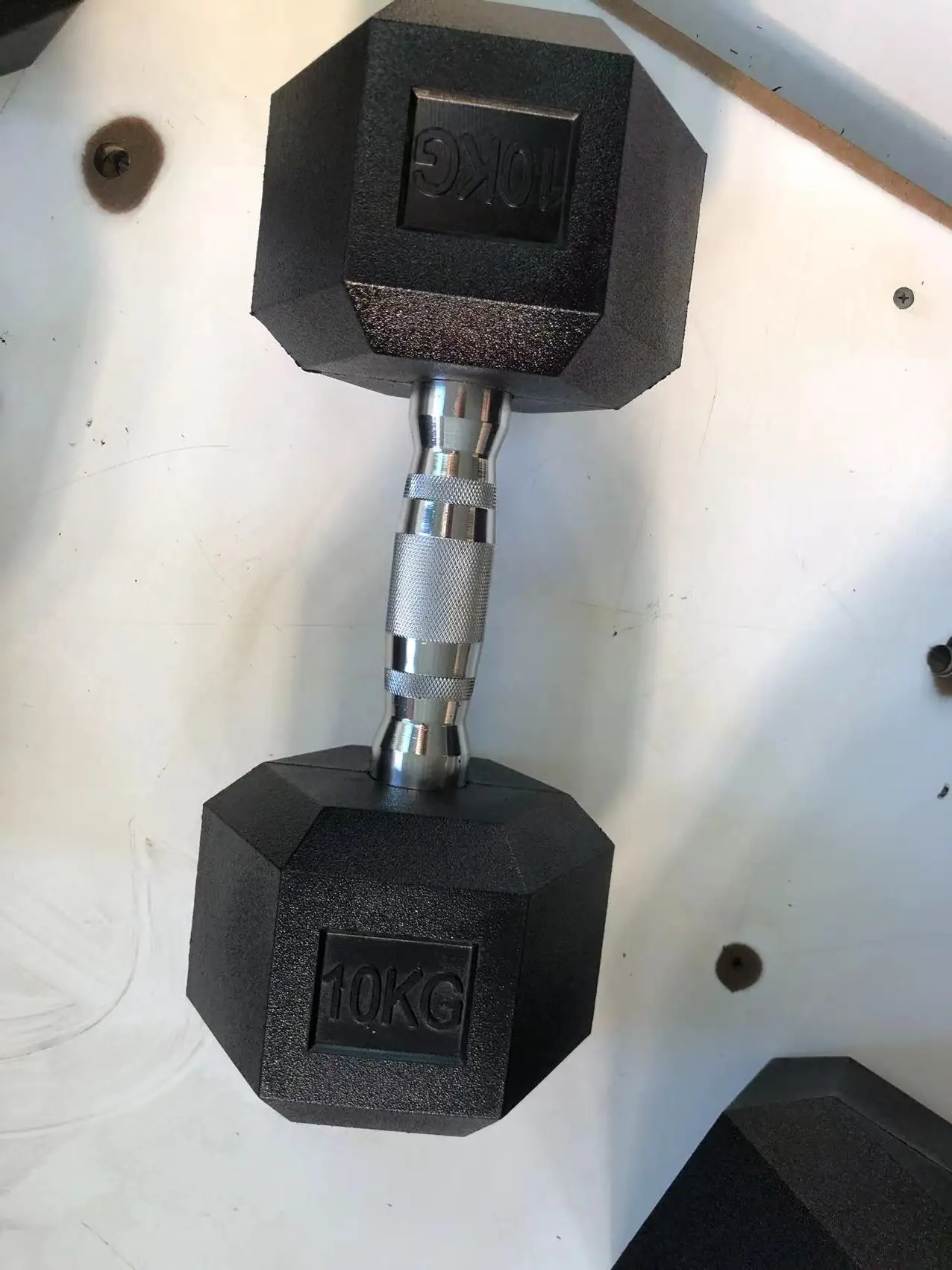 Professional Design Home Gym Hex Dumbbell Set 5kg 7.5kg 10kg 20kg Weights Rubber Coated Cast Iron and Steel Hexagon Dumbbells
