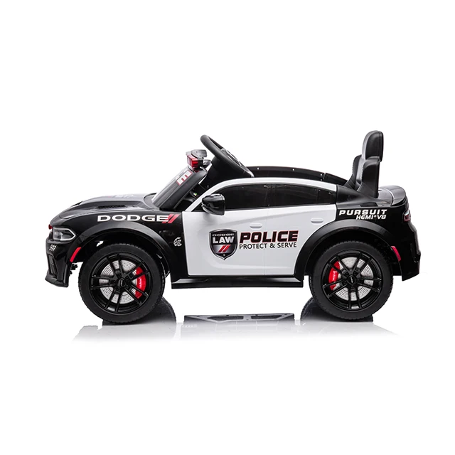 Licensed Dodge City Kids Police Car - 12v Electric Ride