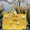 Yellow deer fur ball style