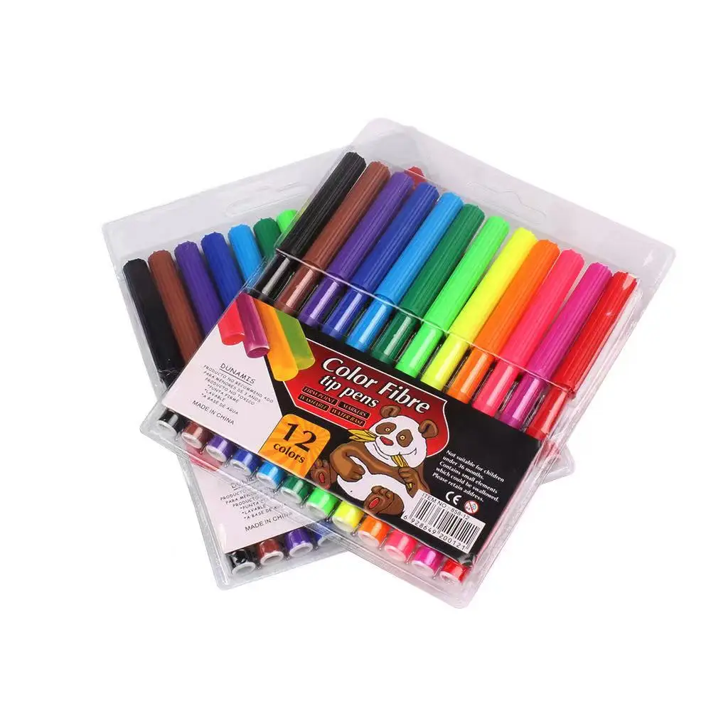 Office School Stationery Art Supplies 12 Washable Marker Felt Tip  Watercolor Pen - China Marker, Felt Tip Pen