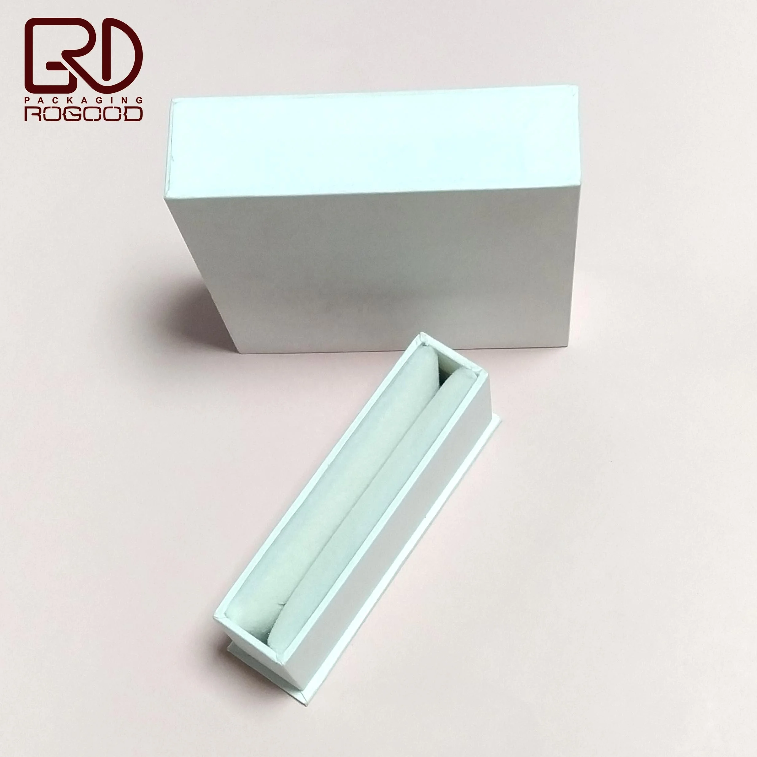 ROGOOD Original Design Slim Metal Bracelet Use High Grade Rigid Bangle Gift Box Unique Display Bracelet Packaging Box P1301