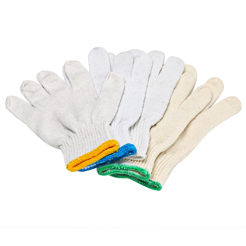 High Quality Cheap Labor Protection Cotton Working Gloves Safety Work