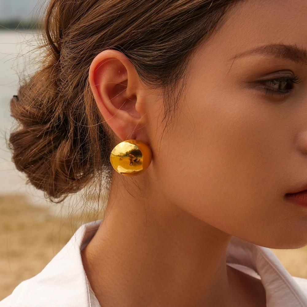 Gold Plated Earrings JU0181