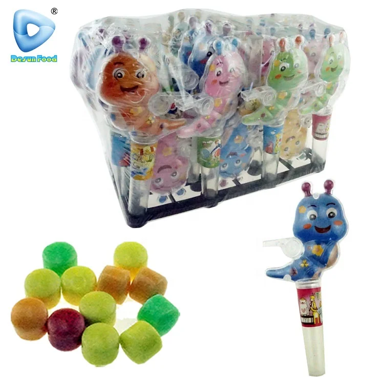 Лидер продаж пластиковые игрушечные конфеты в форме червя