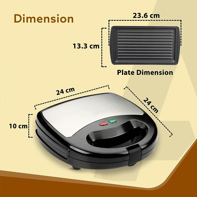 Xuewei 750 Watt Sandwich/panini Maker With Nonstick Grill Plates Buy