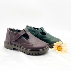 Fashion Trend 100% Genuine Leather  Classic Height Increasing  Hard-wearing Mary Jane for Children