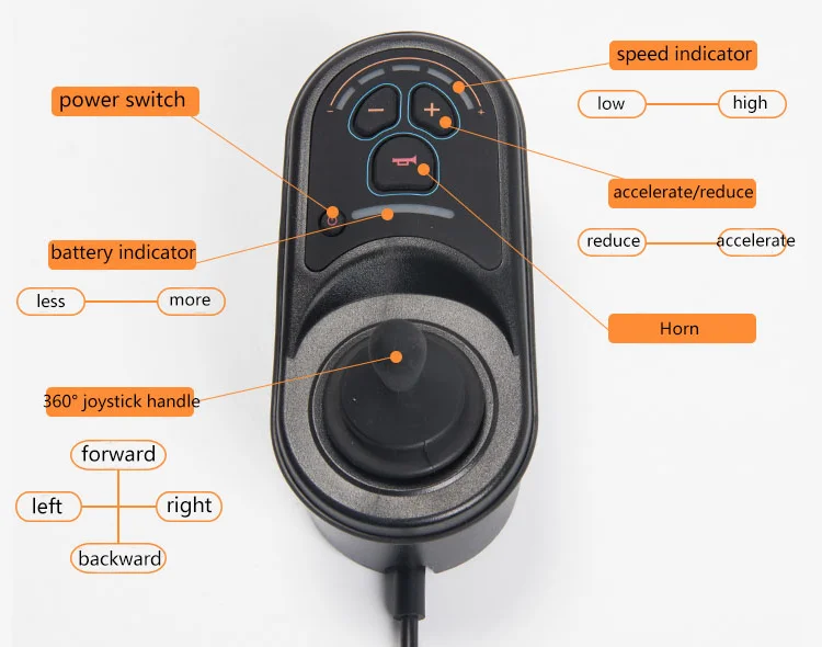 K1 24v Electric Wheelchair Programmer Controller Universal Power ...