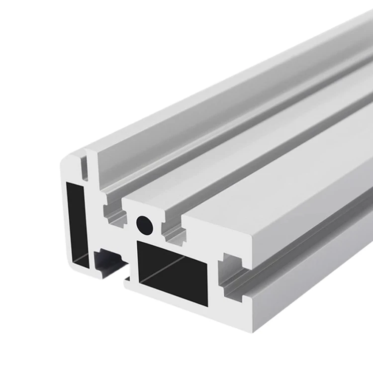 SMT Standard Conveyor Belt Aluminum Profile 2455 Docking Station Guide Rail Aluminum Flat Belt Rotary Hole Cutting Service manufacture