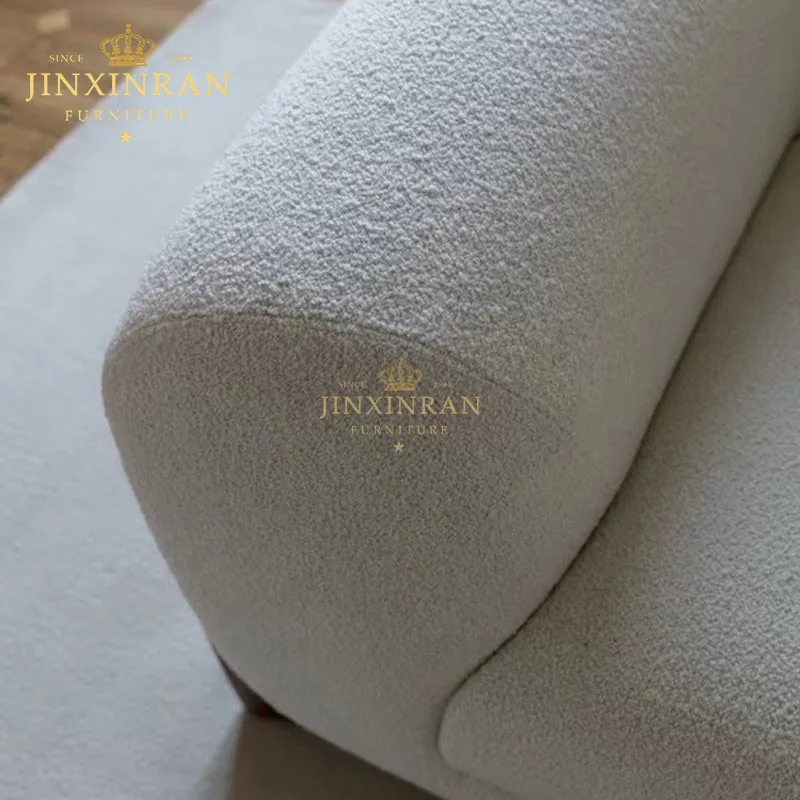 Minimalist Style Modern Simple Luxury Small Couch Living Room Sofa Cashmere White Sofa