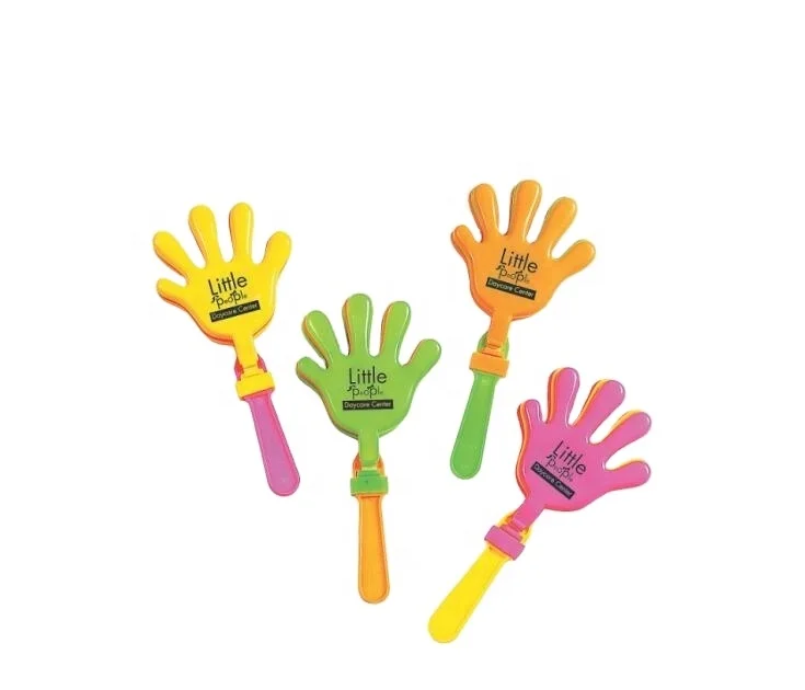 Рекламная акция, цветной пластиковый ручной хлопушка