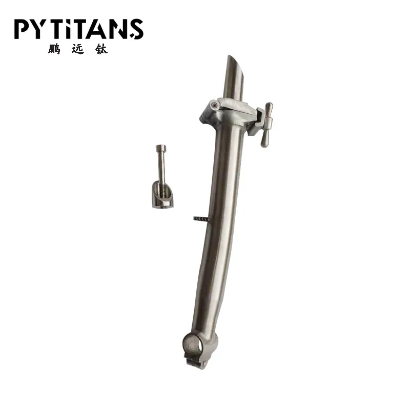 Newest Design Factory Outlet ultra Light Folding Bike Black Stems S/M/H/P Inward Fold Stem Gooseneck Bending Curved Stem