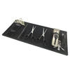 Black White -  Rotating Light Style Barber Mat