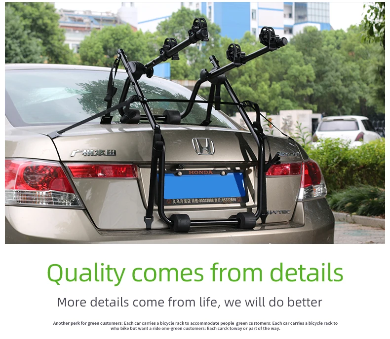 Rockbros Universal Vehicle Foldable Bike Rack For Car Roof Rack Carrier