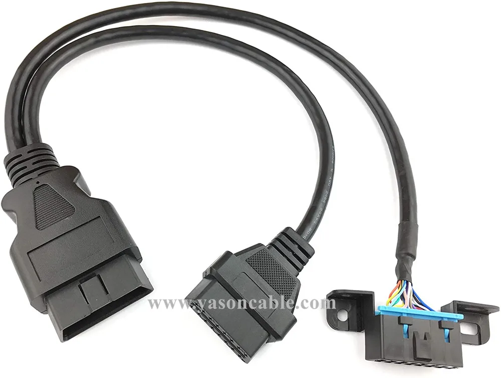 OBD2 Y Connector Cable Universal Underdash Type Y Adapter OBDII Intermotive