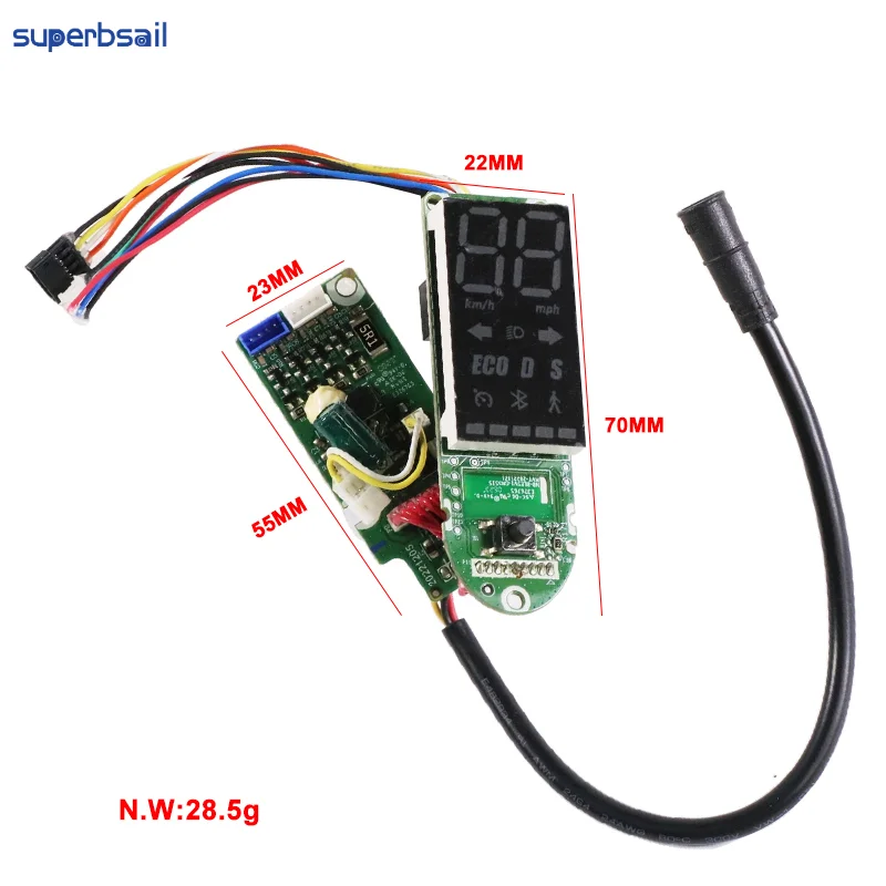 Superbsail High Quality Original Dashboard For Ninebot MAX G2 E-scooter with Bluetooth Circuit Board Replacement Panel Parts