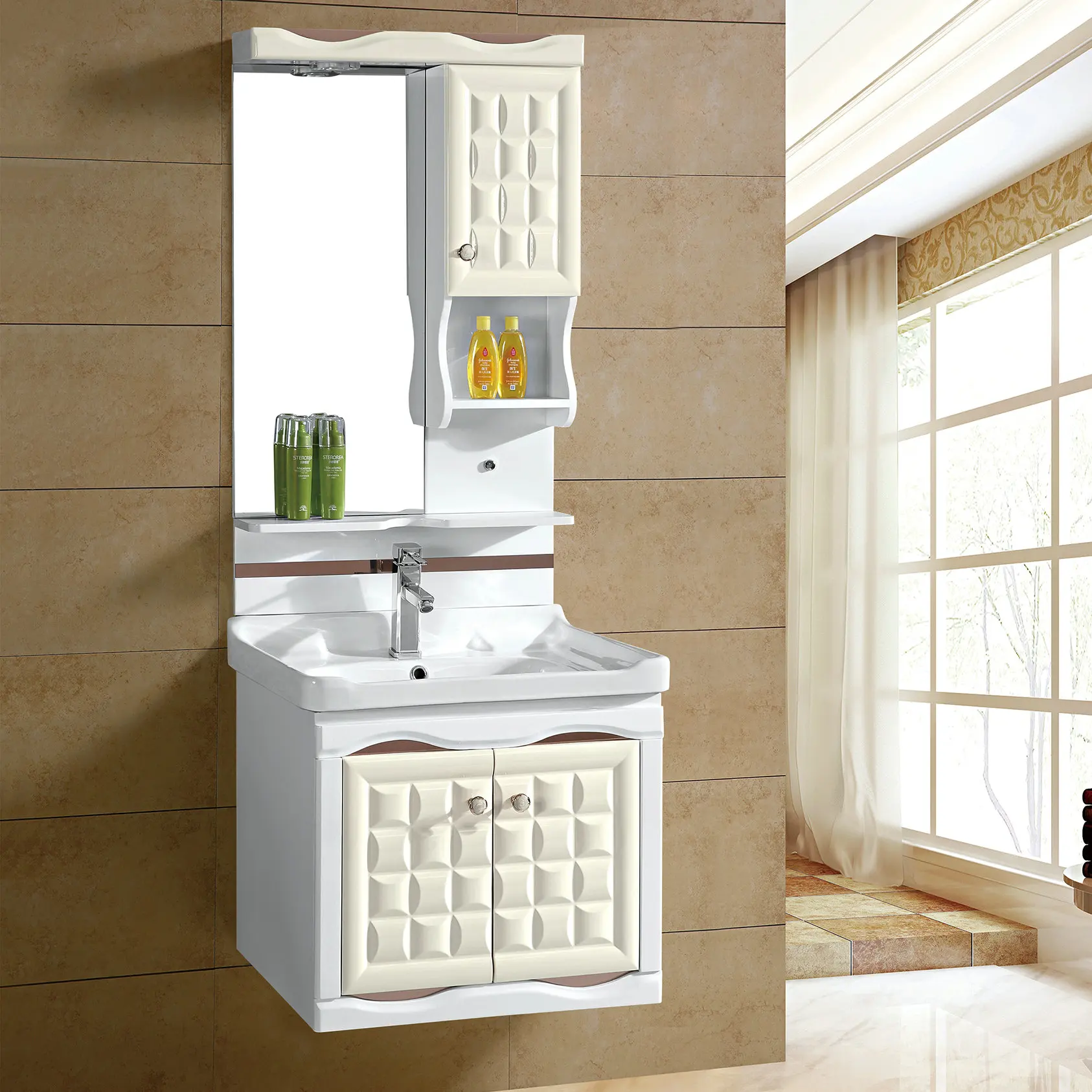 Customized High Glossy Wall Mounted Lowes Bathroom Vanity Cabinets Buy Vanity Cabinet Bathroom