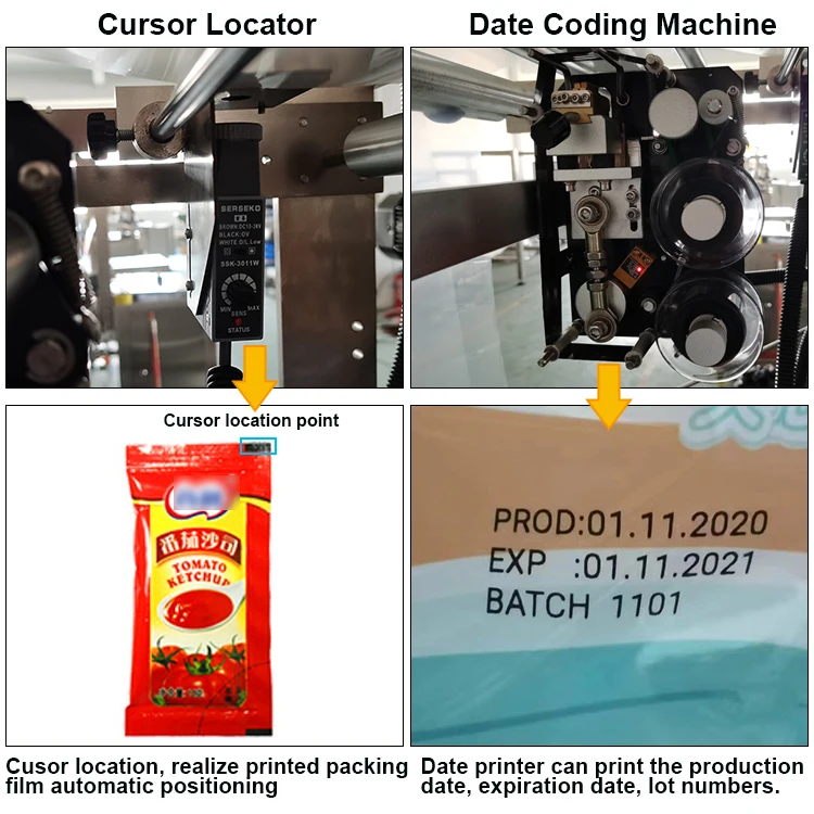 CE Approve Automatic Feeding Fill And Seal Sachet Food Fruit Jam/Honey/Paste/Ketchup/Mayonnaise Chocolate Liquid Packing Machine