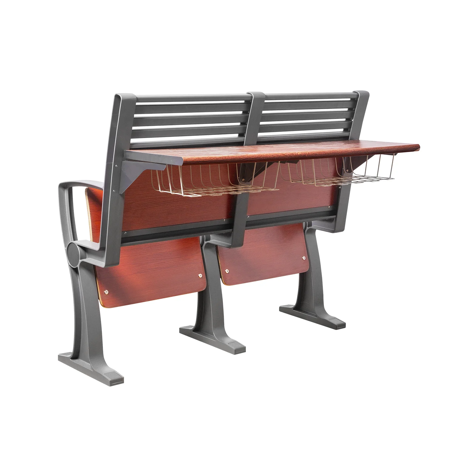 School furniture university folding tables and chairs classroom student staircase lecture hall chairs with armrests