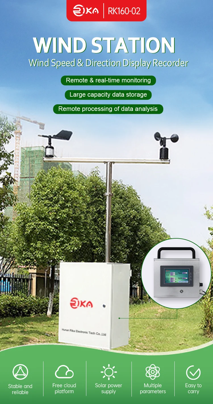 Wind Direction Real Time Rika Rk160-02 Factory Price Realtime Anemometer Wind Direction Monitoring  Recorder Station For Ports - Buy Realtime Anemometer Wind Direction  Monitoring,Anemometer Wind Direction Recorder Station,Wind Recorder Station  For Ports Product On Alibaba.com