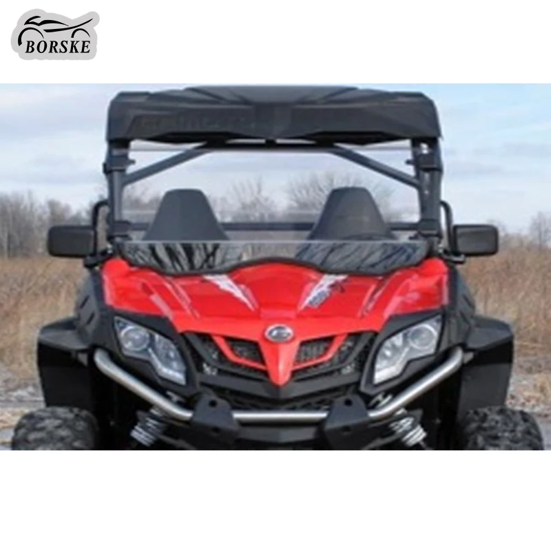 Устойчивое к царапинам полуразмерное полноэкранное лобовое стекло UTV для CFMOTO ZForce 800