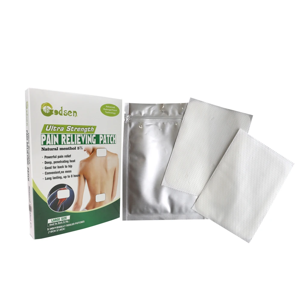 Customized Adhesive Cold Therapy Hydrogel Back Shoulder Neck Elbow Ankle Joints Pain Relief Gel Cooling Patch