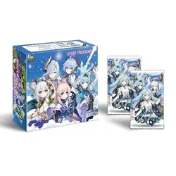 Оптовая продажа, игра с маленькой лягушкой Genshin Impact, низкая цена, Мультяшные детские игрушки, торговая карта, игра, аниме коллекционные карты, индивидуальная карта