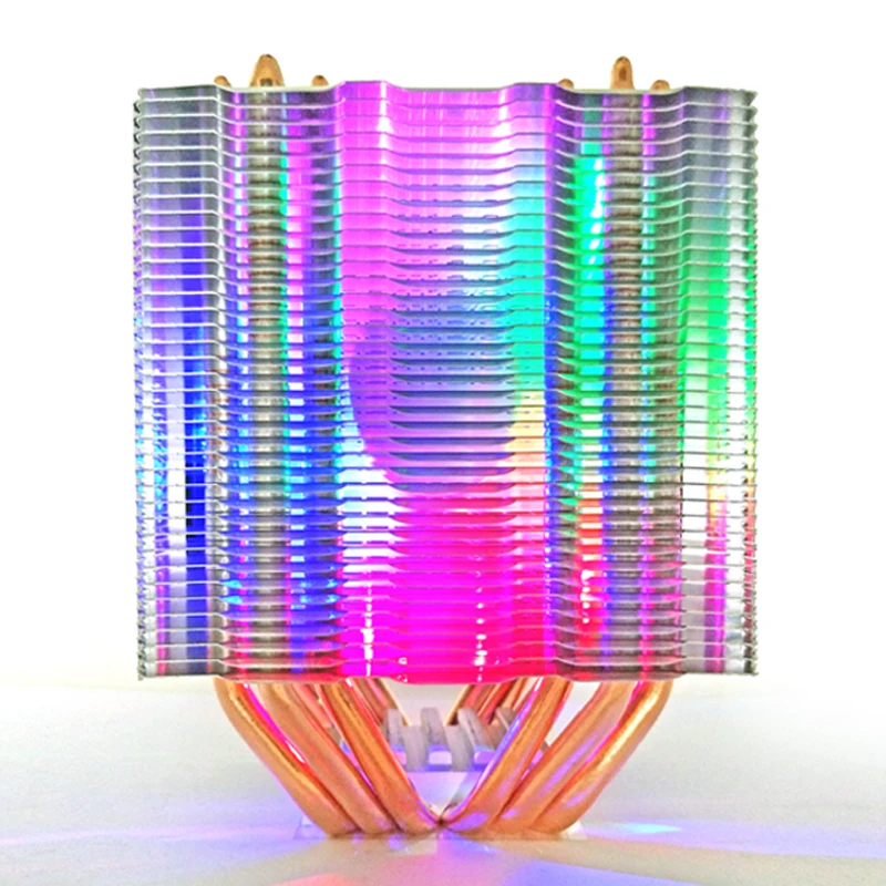 SNOWMAN 6 Heat Pipes CPU Cooler RGB PWM 4Pin PC Cooler PC Fan Intel ...