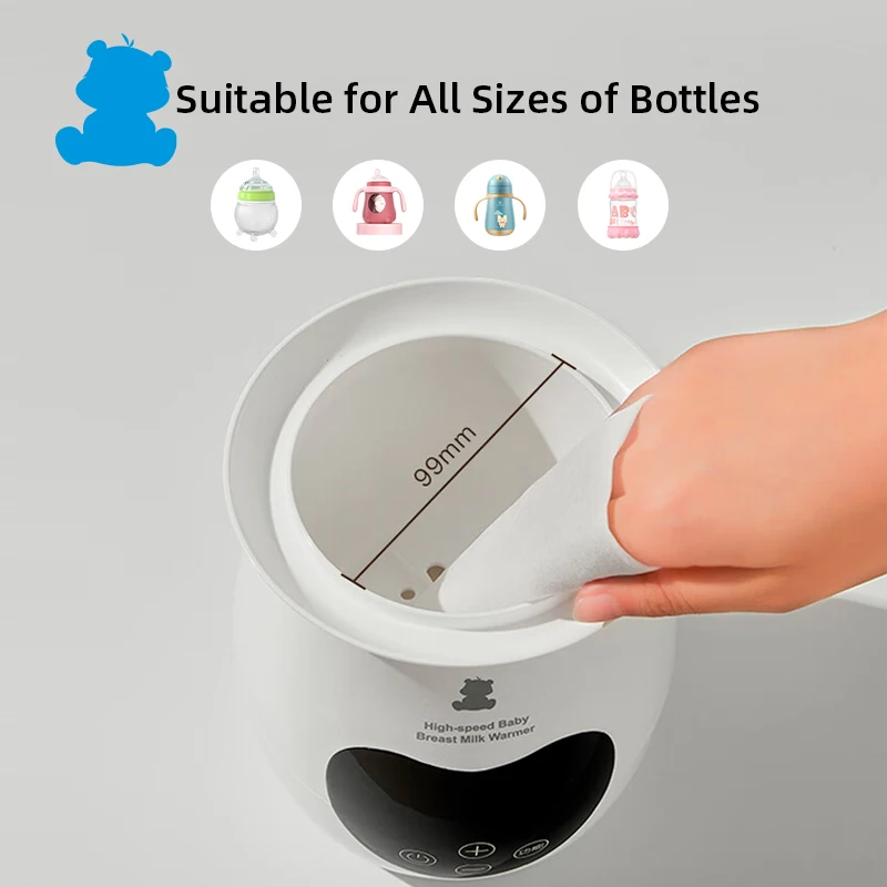 Custom Logo Smart Temperature Control Automatic Shut Off Portable Milk Baby Bottle Warmer
