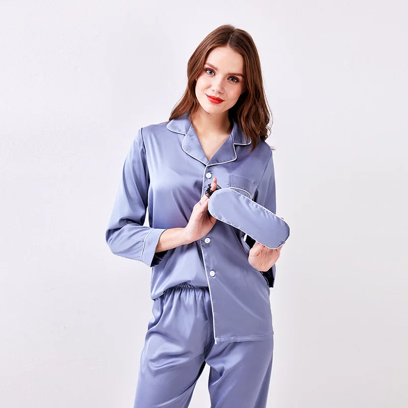 Silk Satin Pajamas Set - Buy Satin Pajamas,Silk Pajamas,Sleepwear Product  on Alibaba.com