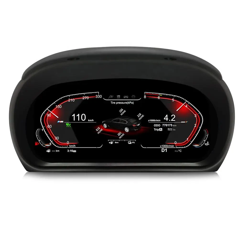 Upgrade LCD BMW Car Display Dashboard for BMW E93 E92 E91 E90 Digital Cluster