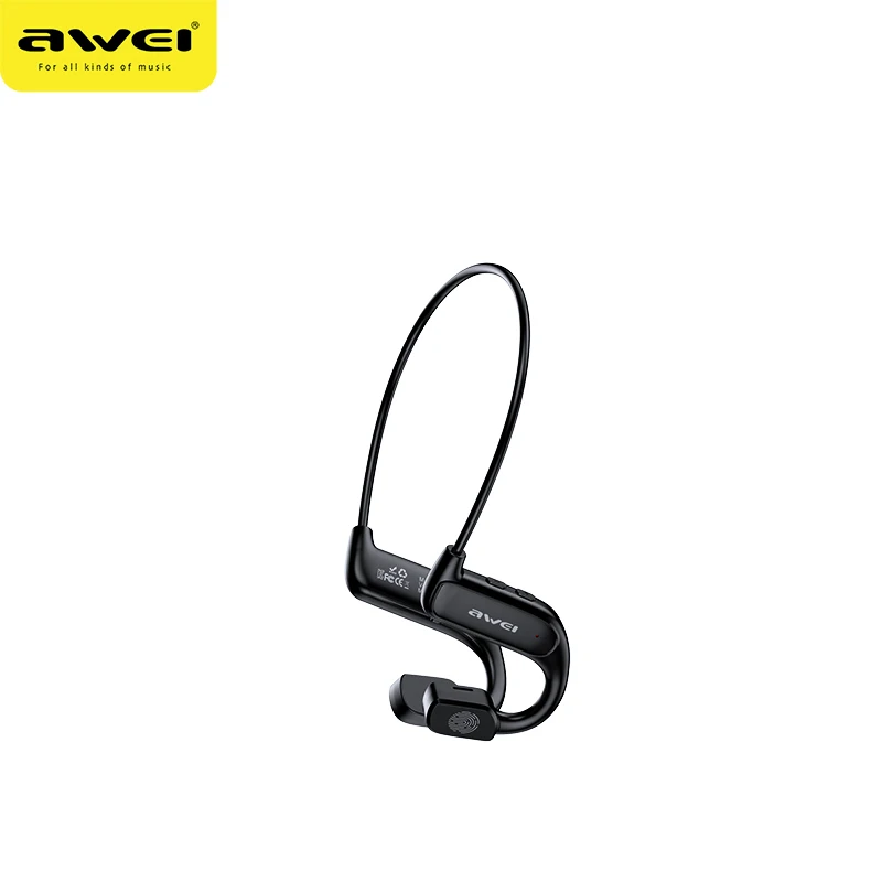 A897BL Wireless Air Conduction Open Earhook Sports Headsets HiFi Earbuds Earphones