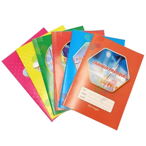 African School Supplies Wholesale A4 French Line Customized Design Notebooks 48/96sheets Notebook Bulk Exercise Book for Student