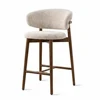 Pata natural + asiento beige| H55-75cm
