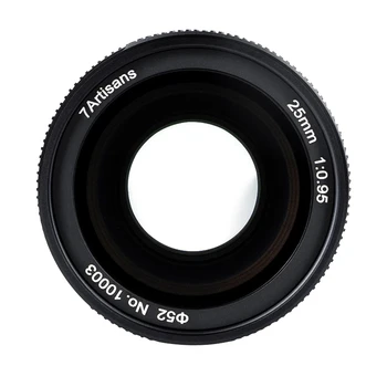 7artisans 25mm F0.95 Wide Angle APS-C Prime Lens Large Aperture for Sony E Mount Nikon Z M43 Fuji X Canon EF-M EOS-M detail image