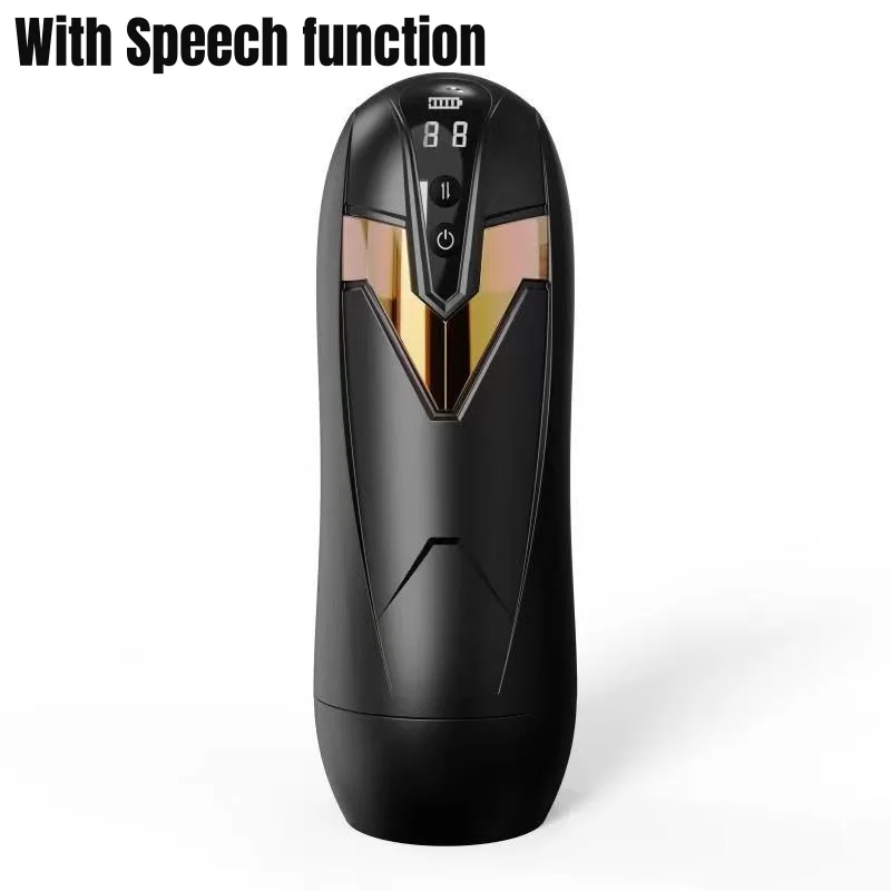 Hot Selling Video Fully Automatic Male Masturbators Thrusting Blow Job Sucking Rotating Cup Handsfree Masturbator for Men