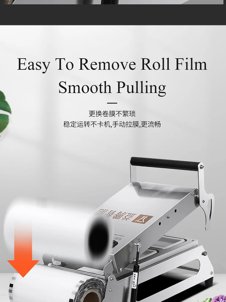 Classic 1 Out 2 Plastic Container Tray Sealer Sealing Machine For