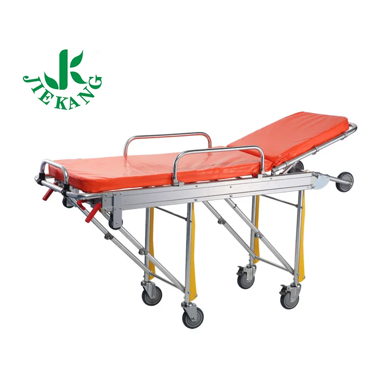 Lightweight Convenient Retractable Aluminum Alloy Emergency Ambulance Stretcher For Sale