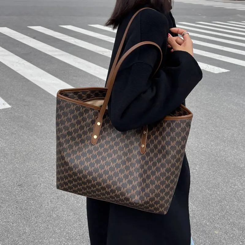 Top Fashion Women Brand Printed Luxury Bag Handbag PU Shoulder Bag Women's Large Capacity Tote Bag