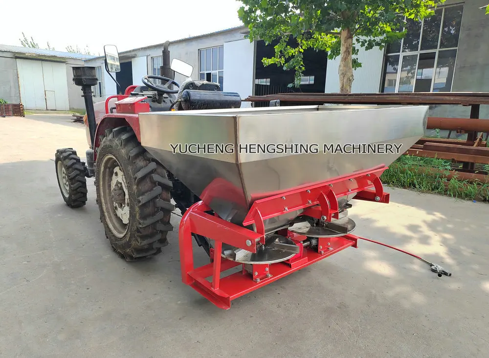 Agricultural 500L 1000L Stainless Steel Fertilizer Spreader for Tractor