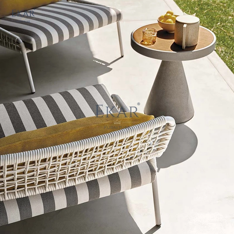 New chic outdoor corner table with waterproof design Balcony table manufacture