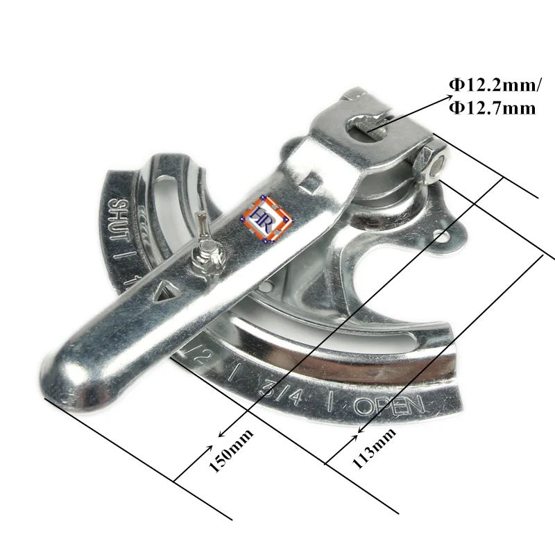 Air Conditioning Damper Quadrants Damper Handle For Volume Control