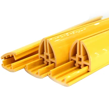 factory direct sales customized yellow plastic extrusion PVC profiles ABS extruded Triangle profile