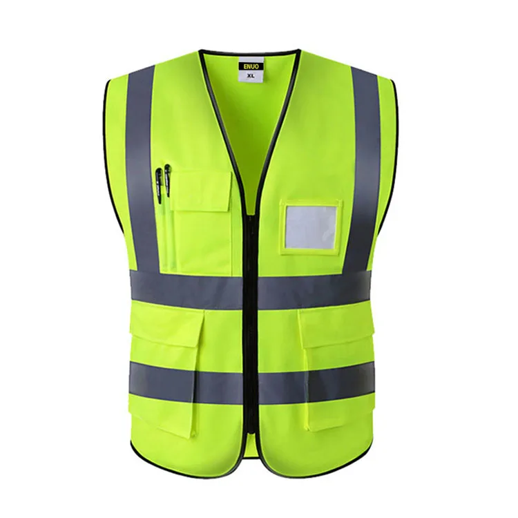 Wholesale Custom Logo Safety Vest High Construction Work Pocket ...