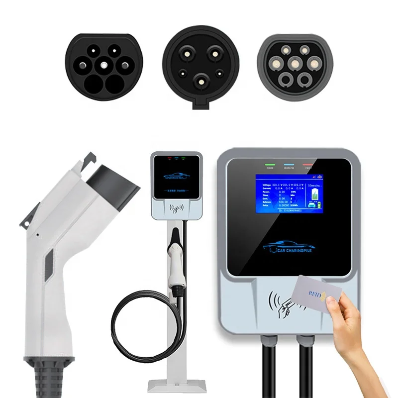 22kwh Electric Car Charging Station Smart Car Charger 2 Phase Type 2