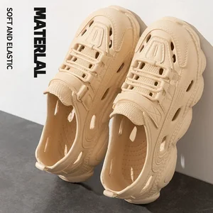 2026 Summer Men's Super Light Sandals EVA Fashion Flat Sneakers Thick Sole Casual Shoes Fishing Driving Outdoor Jogging