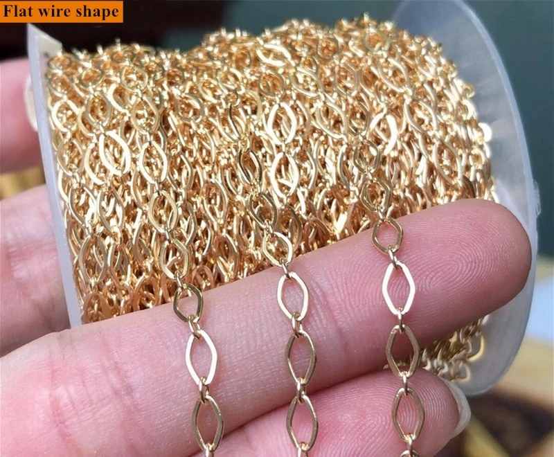 Hot Sale 3.3mm Gold Filled Diamond Bulk Chain 14k For Diy Jewelry
