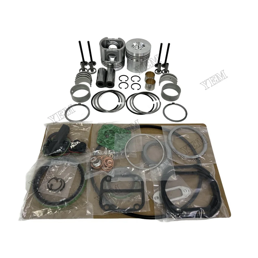 Rebuild Kit With Piston Ring Bearing Valves Cylinder Gaskets Piston Fit for Deutz F2L511 Engine Parts