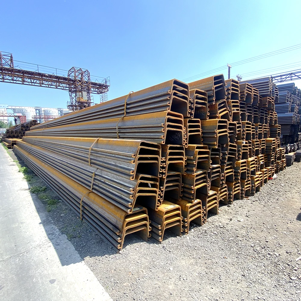 Hot Rolled carbon steel Z Type Sy295 700x312.5x8.6mm 700x313.5x9.6mm Larseen Retaining Walls Steel Sheet Pile details