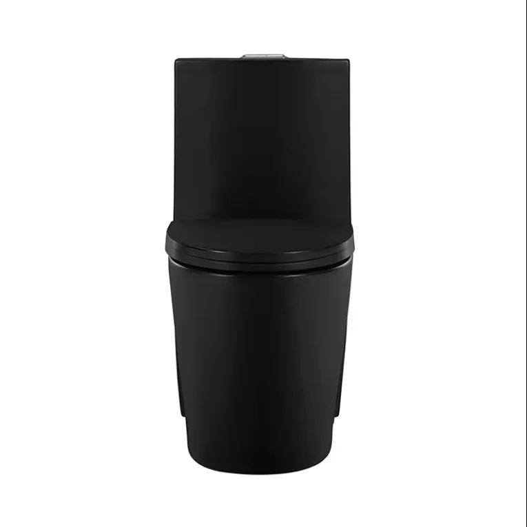 Black bathroom water closet UPC certified american style siphonic toilet bowl bathroom ceramic one piece toilet details