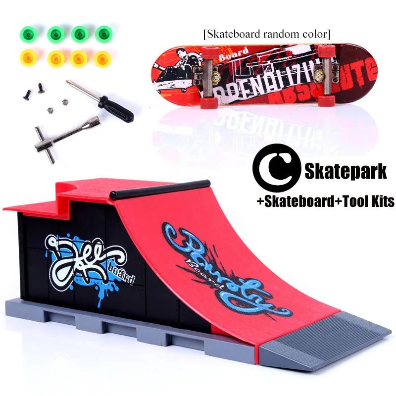 Пальчиковый скейтборд скейтпарк мини рельсы с пальчиковыми скутерами наборы парков